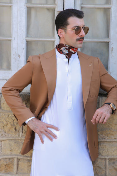 WHITE EGYPTIAN COTTON SHALWAR KAMEEZ Humayunalamgir