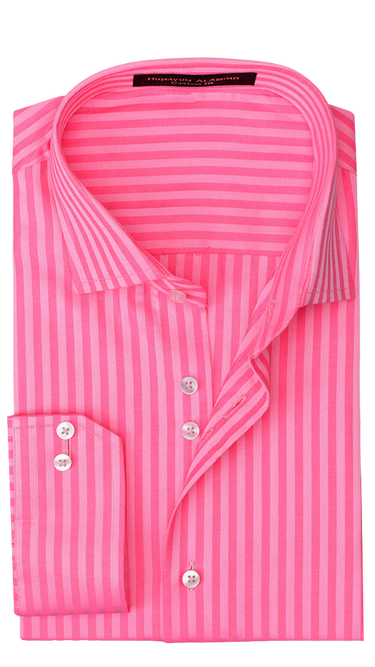 Pink Stripped Shirt Semi Formal humyaunalamgir