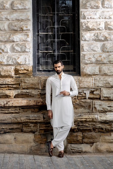 White wash n wear shalwar kameeez Luxury Formal, Shalwar Kameez Humayun Alamgir