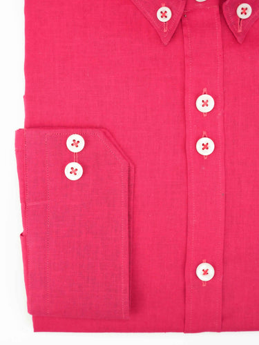 DEEP PINK LINEN SHIRT Humayunalamgir