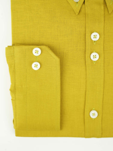 MUSTURD LINEN SHIRT Humayunalamgir