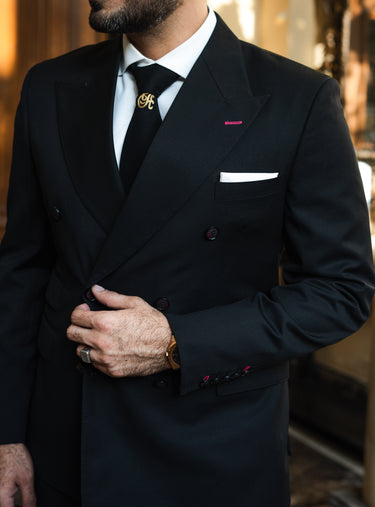 Black Italian Luciano Suits HumayunAlamgir