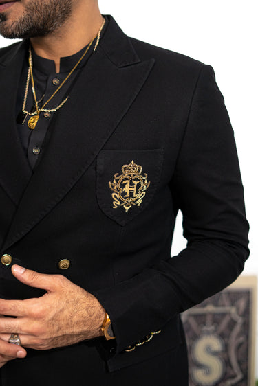 Black Armani Blazer Humayun Alamgir
