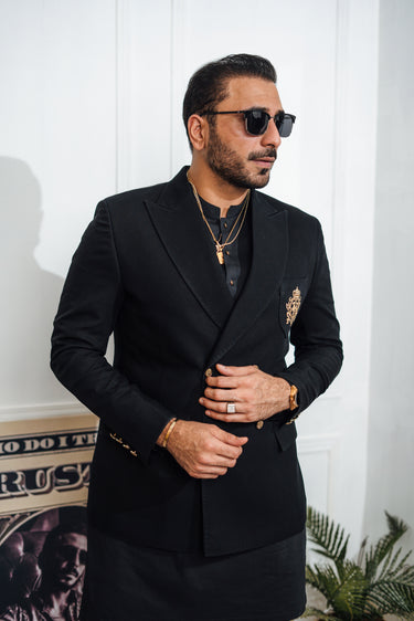 Black Armani Blazer Humayun Alamgir