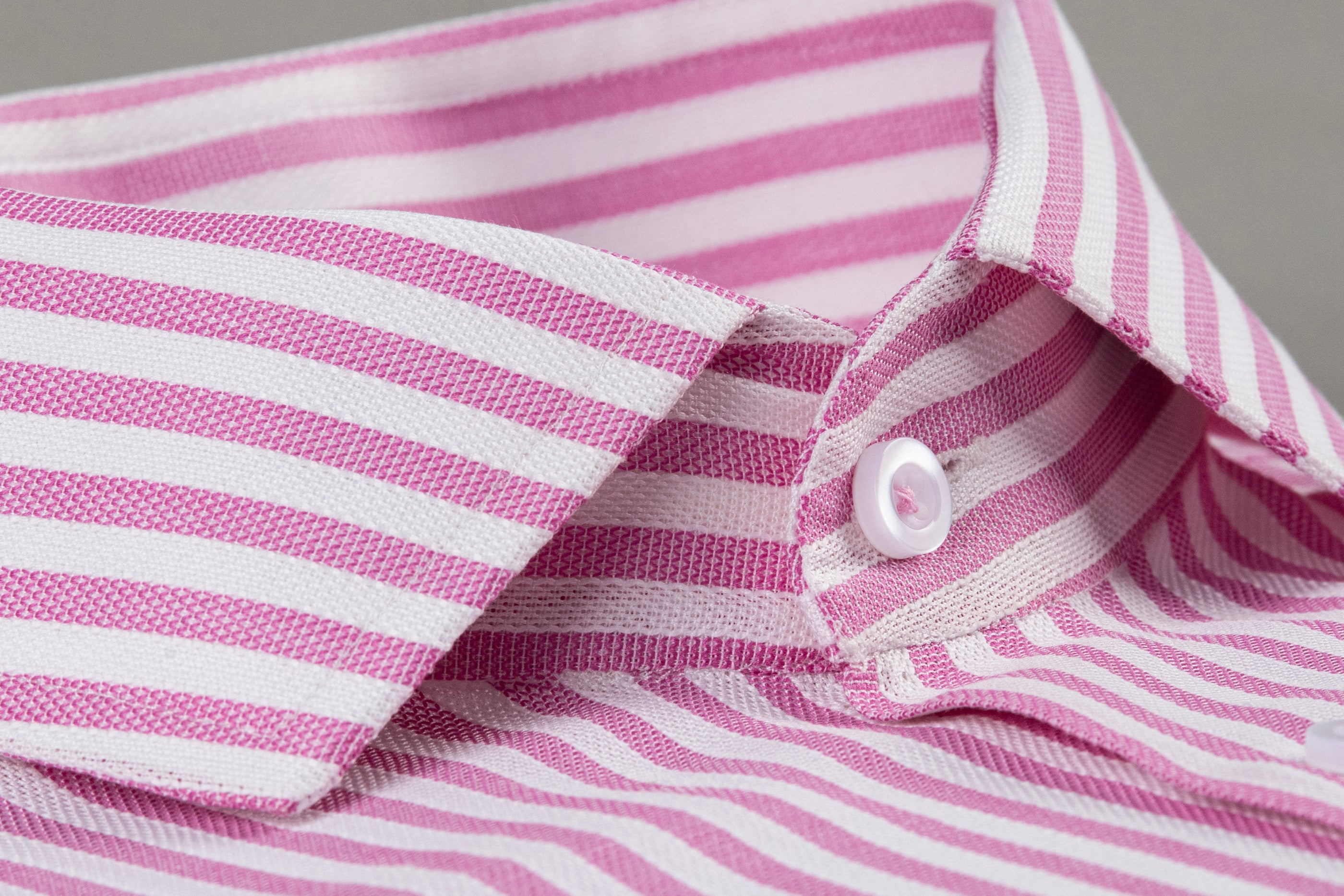 White Pink Stripe Shirt