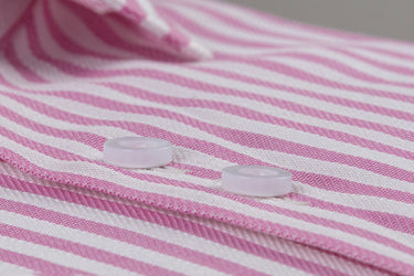 White Pink Stripe Shirt Semi Formal humyaunalamgir