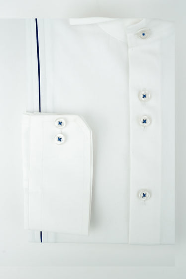 WHITE FOX PLATE SHIRT Humayunalamgir