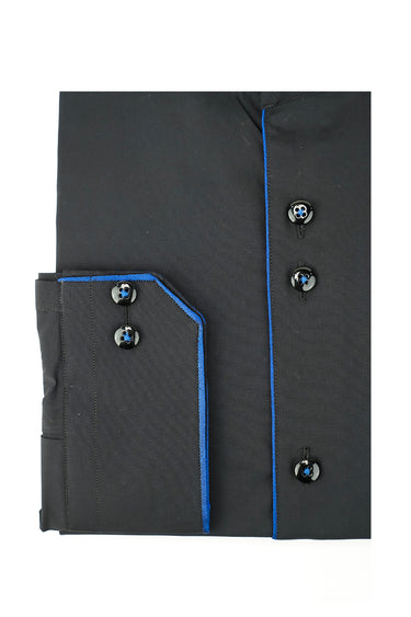 BLACK STRETCHABLE SHIRT Humayunalamgir