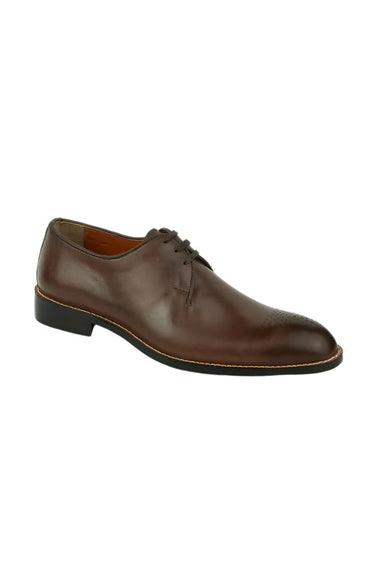 BROWN BURNISHED SHOES Shoes humyaunalamgir