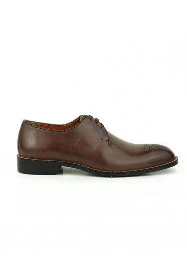 BROWN BURNISHED SHOES Shoes humyaunalamgir