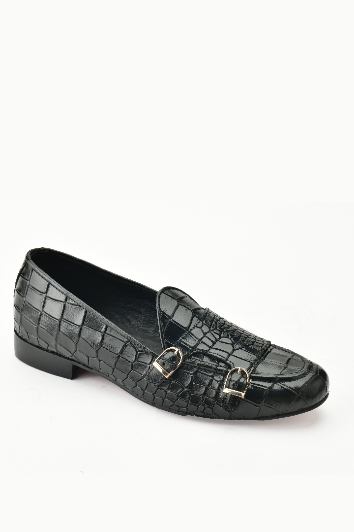 Black Texture Shoes