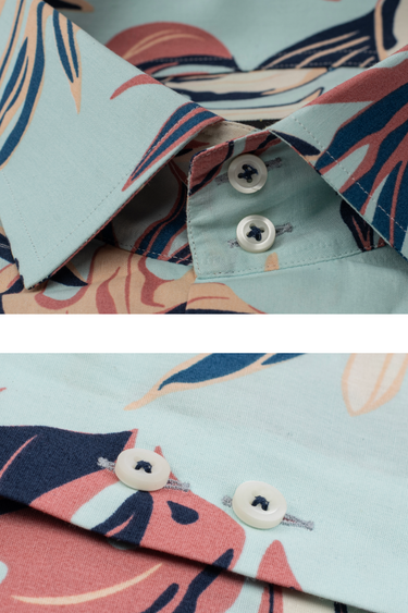Ferozi Printed Shirt Semi Formal humyaunalamgir