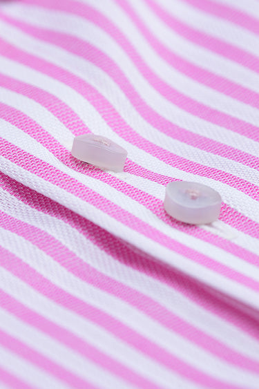 Light Pink Striped Shirt Semi Formal humyaunalamgir