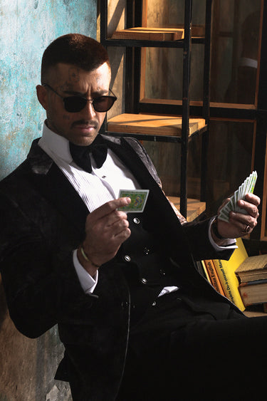 Grey Marble texture velvet Tux Suits HumayunAlamgir