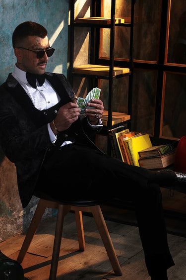 Grey Marble texture velvet Tux Suits HumayunAlamgir