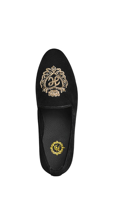 Black Out Velvet Pumps Shoes humyaunalamgir