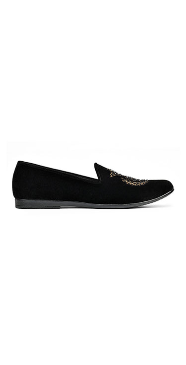 Black Out Velvet Pumps Shoes humyaunalamgir