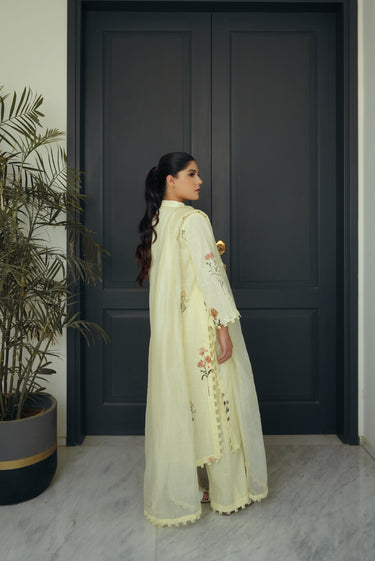 Printed Yellow HumayunAlamgir