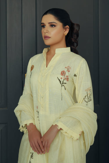Printed Yellow HumayunAlamgir