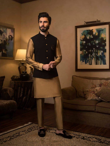 Black Waist Coat humyaunalamgir