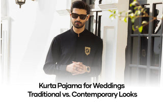 Kurta Pajama for Weddings – Traditional vs. Contemporary Looks