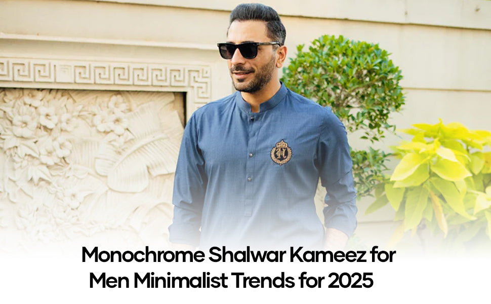 Monochrome Shalwar Kameez for Men: Minimalist Trends for 2025