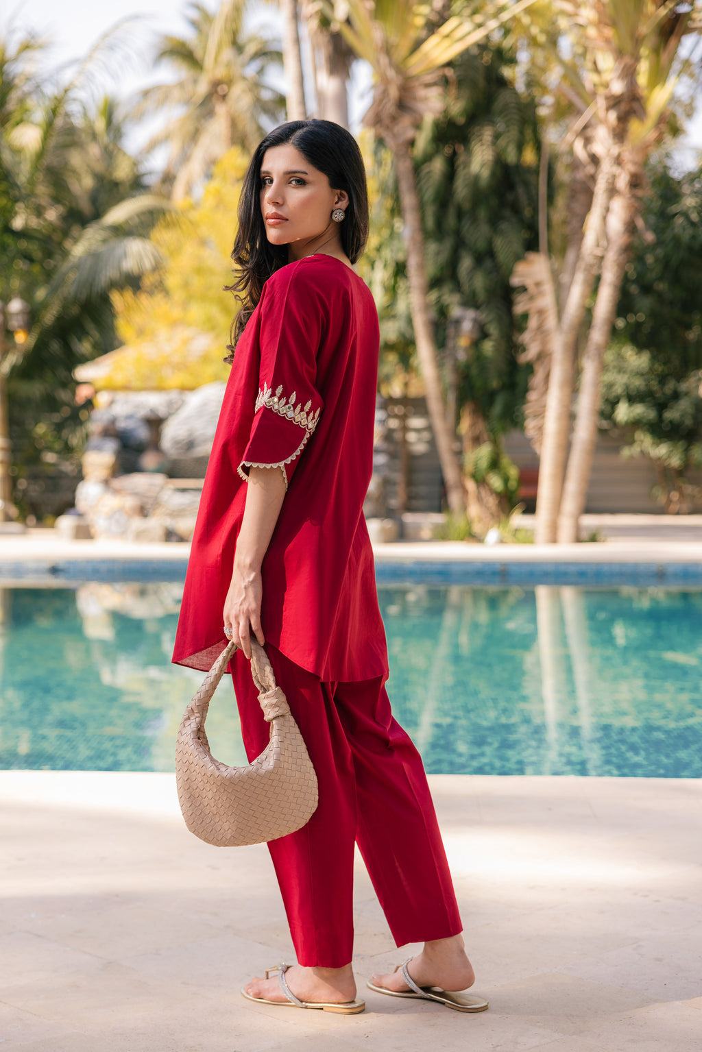 Red Amelia Clothing Humayun Alamgir