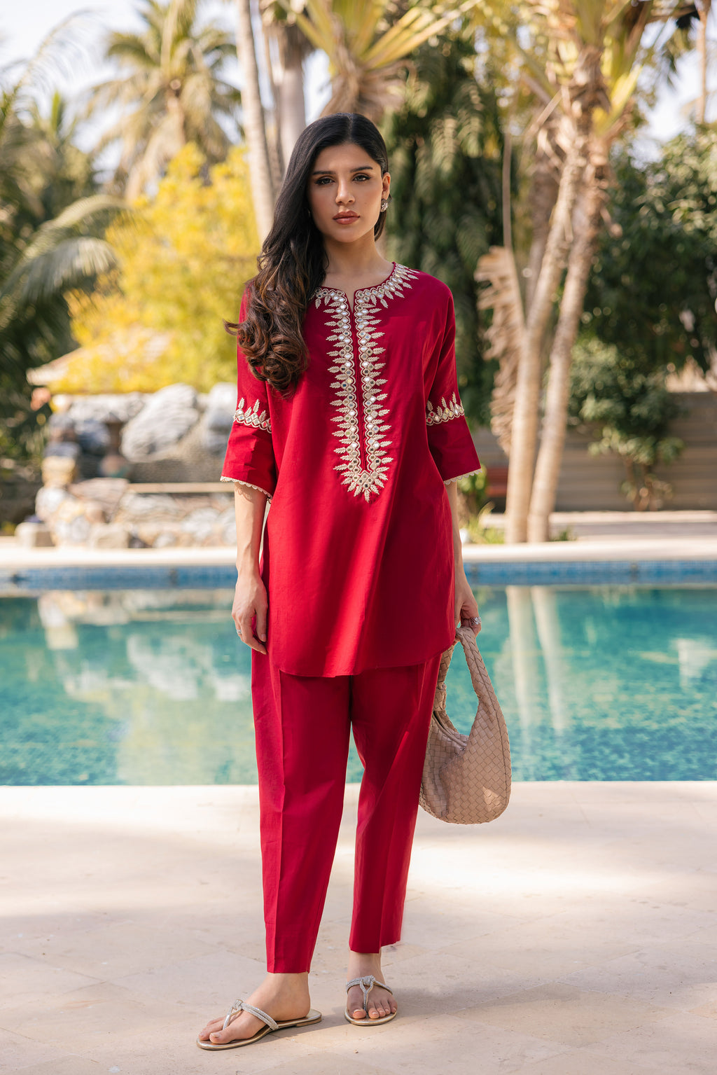 Red Amelia Clothing Humayun Alamgir