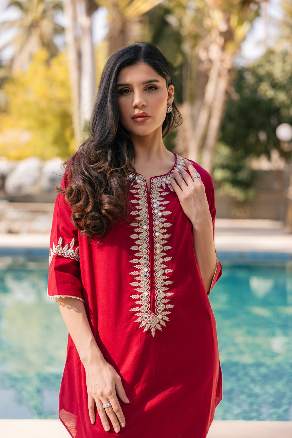 Red Amelia Clothing Humayun Alamgir