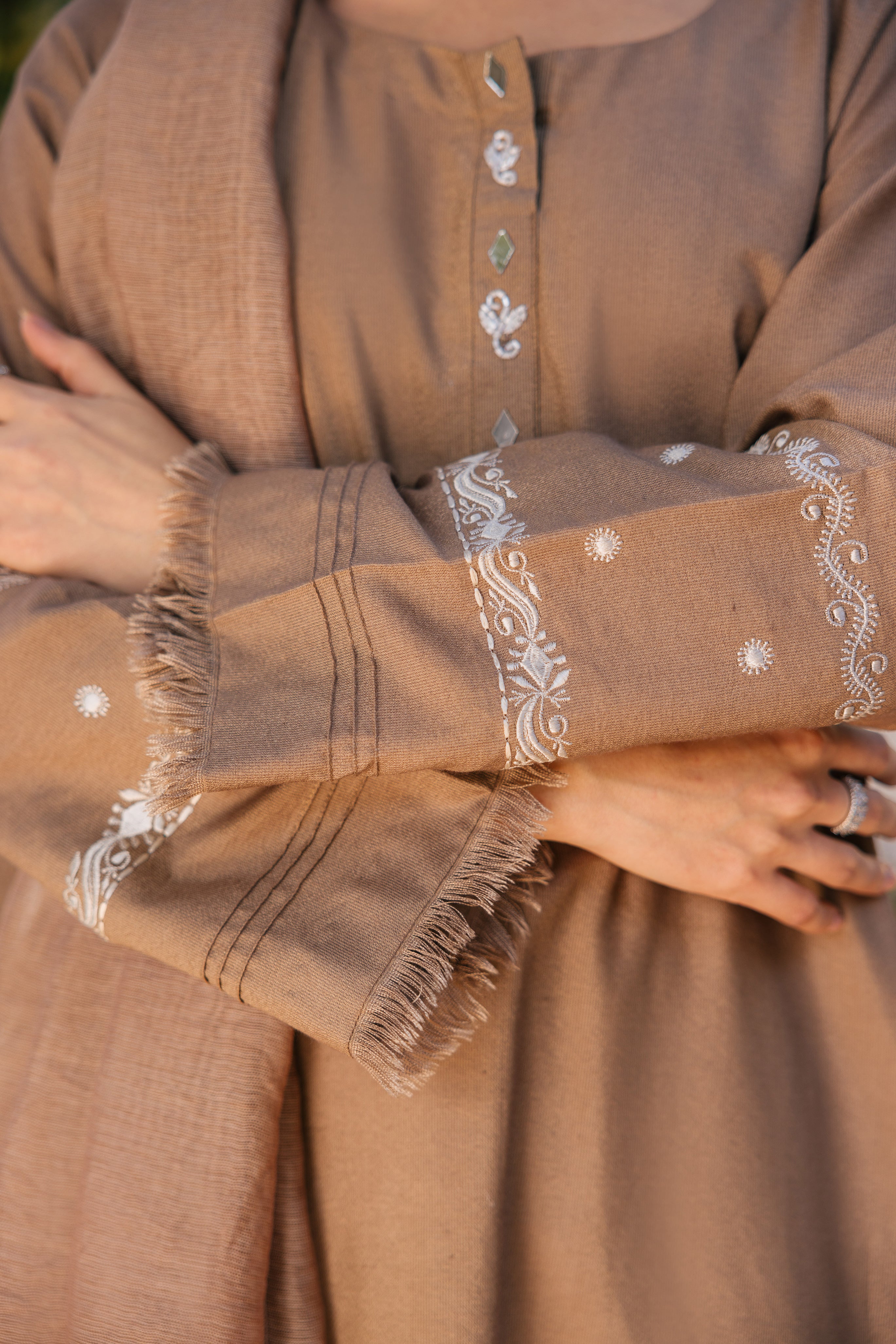 Camel Cotton Net Clothing Humayun Alamgir