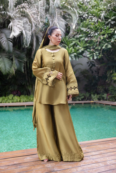 Silk Solid jasmine (3Pc)