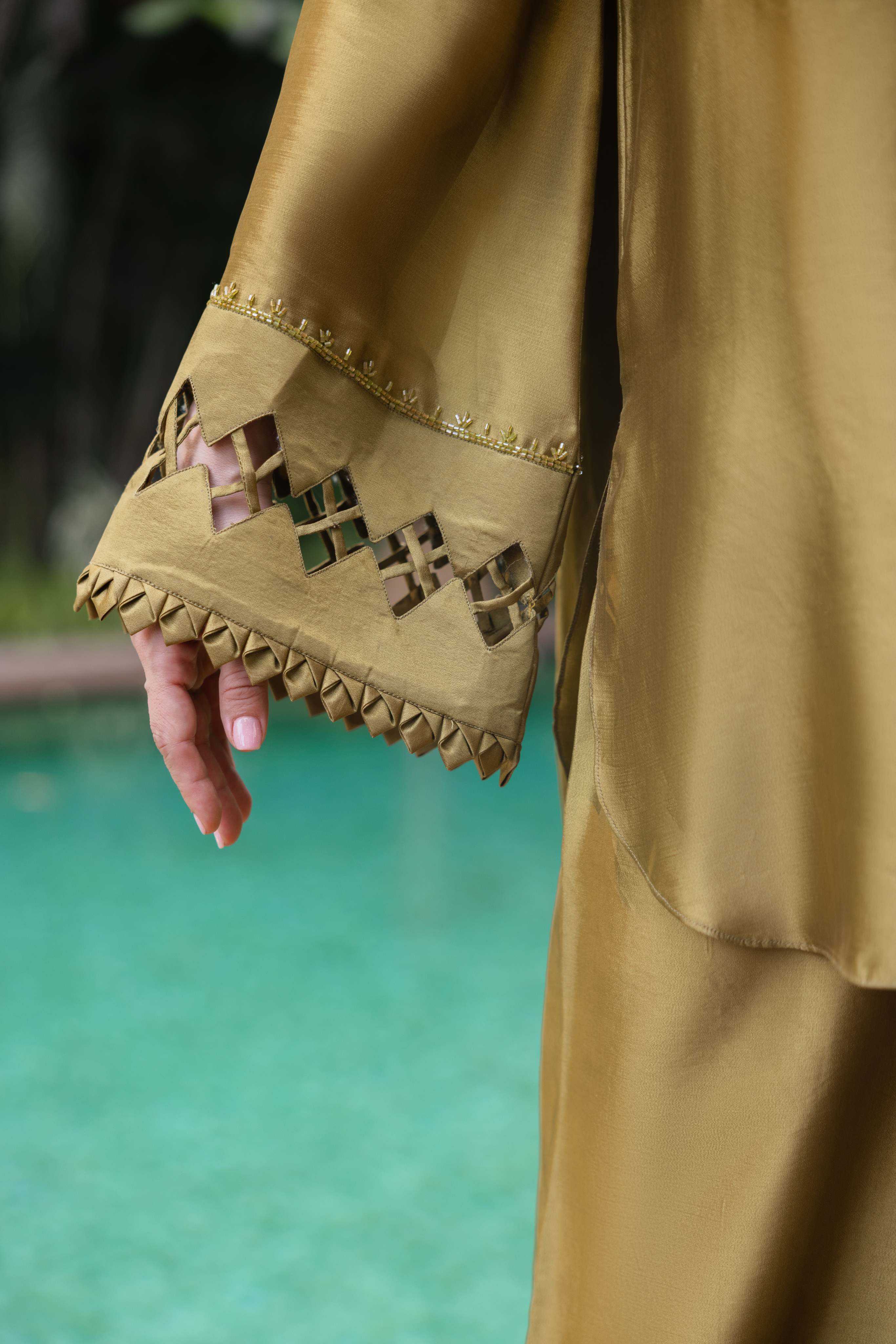 Silk Solid jasmine (3Pc) Clothing Humayun Alamgir