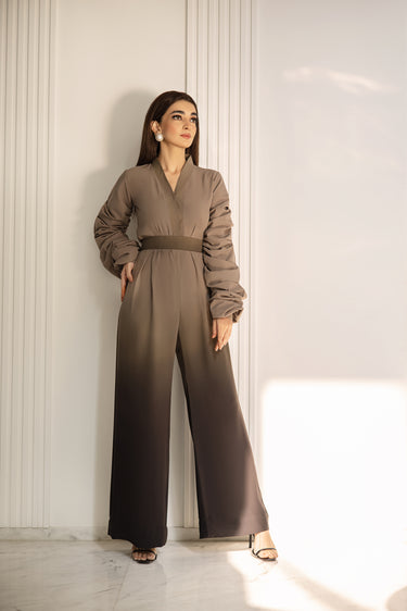 Two Shaded Jump Suit Clothing humyaunalamgir XS