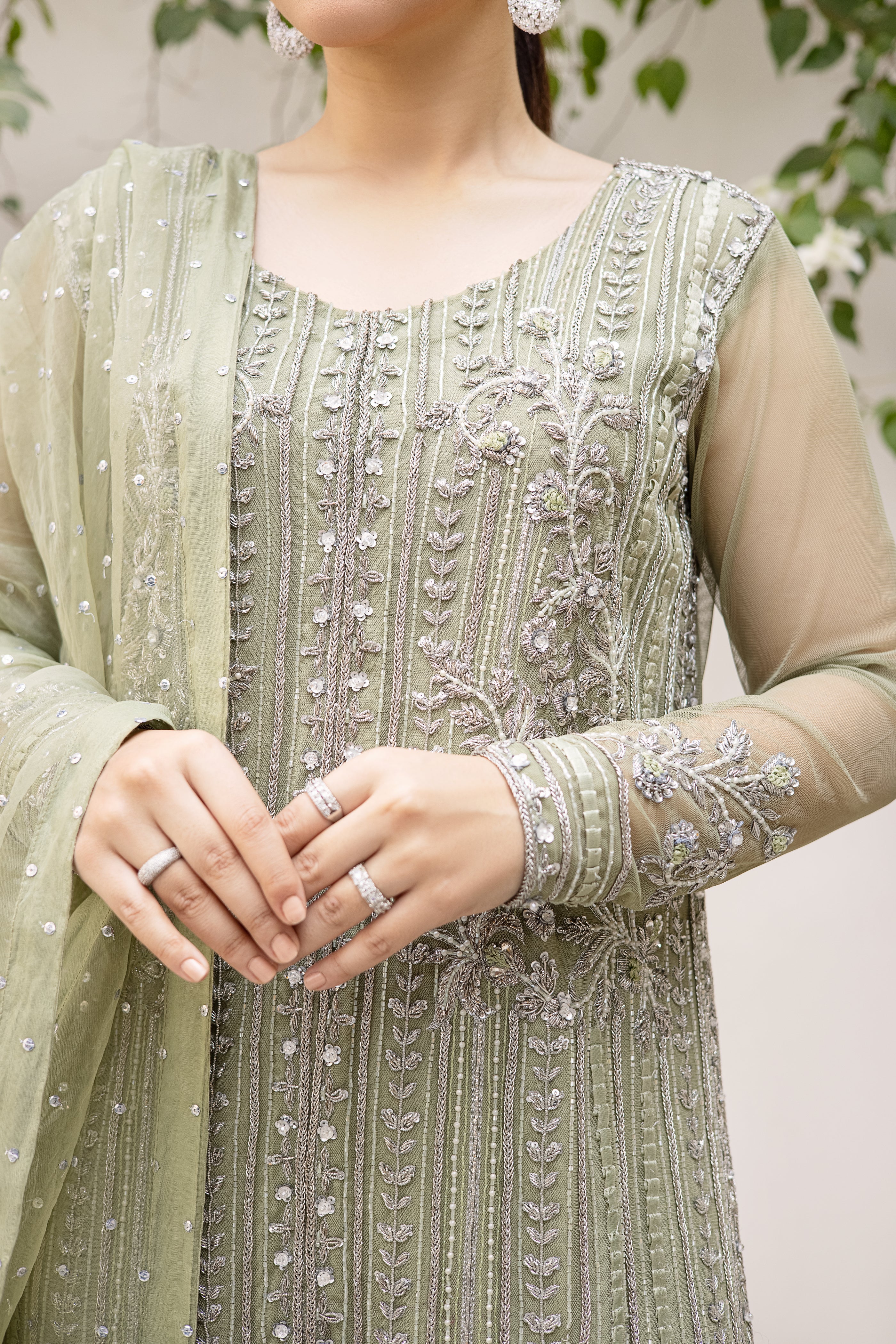 Mint Green Dress Clothing humyaunalamgir