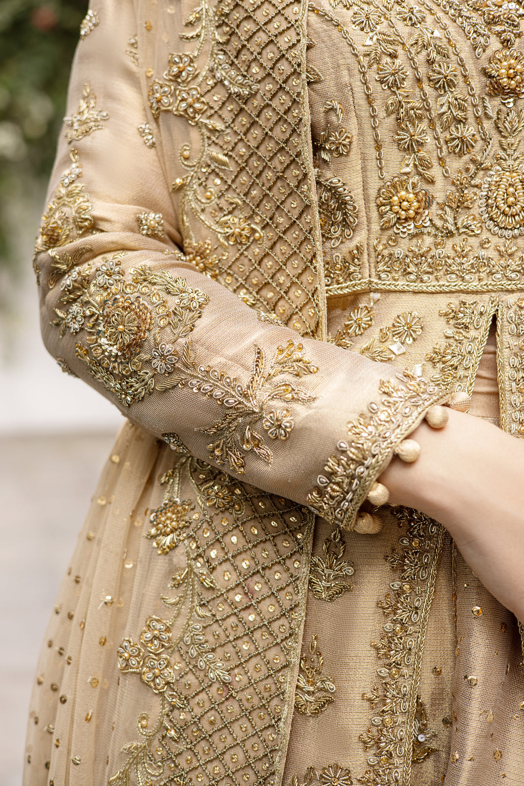 Golden Sharara Clothing humyaunalamgir