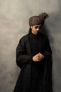 Regal Black Handcrafted Sherwani sherwani Humayun Alamgir