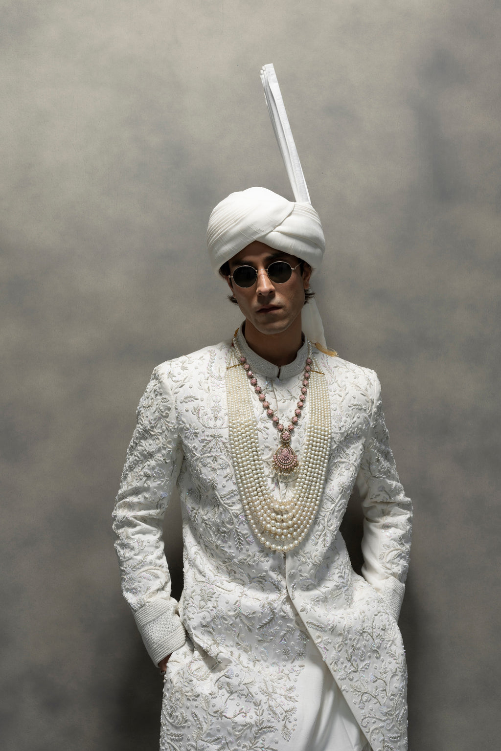 Pure White Full Handwork Royal Sherwani sherwani Humayun Alamgir