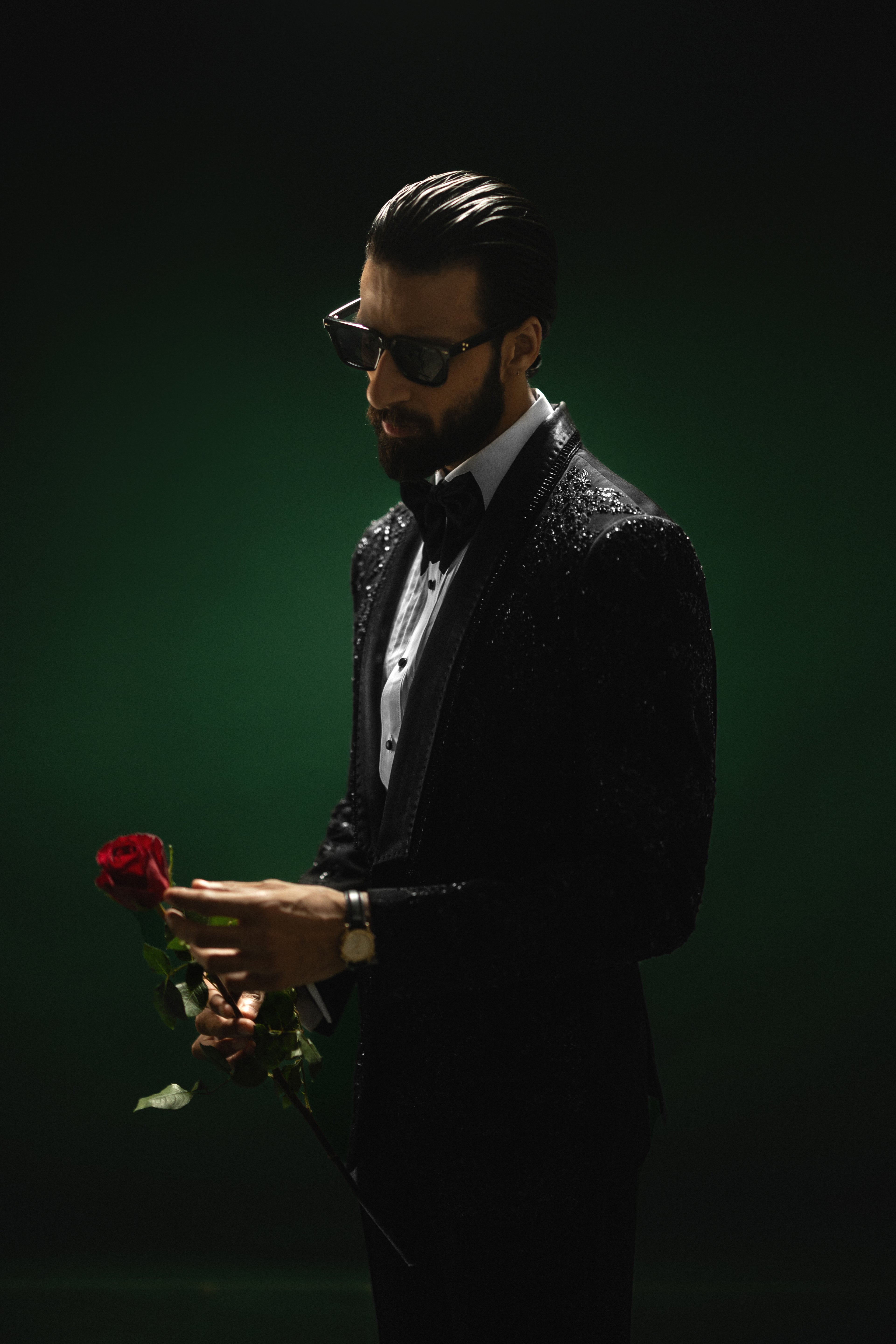 BLACK VELVET TUX RUNWAY humyaunalamgir