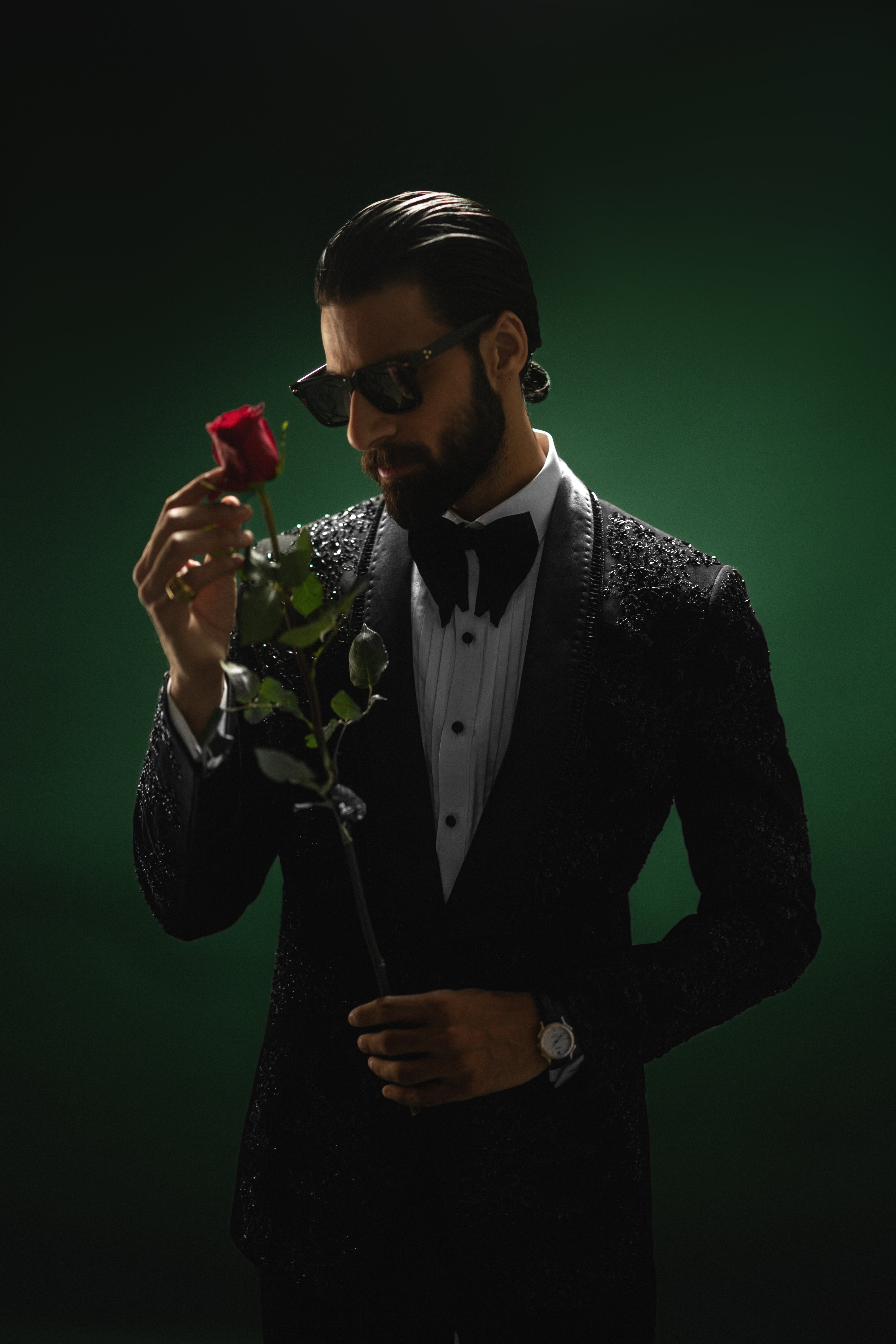 BLACK VELVET TUX RUNWAY humyaunalamgir