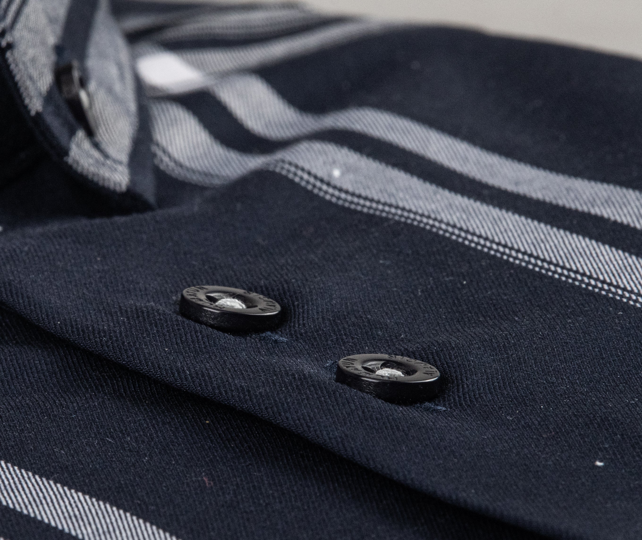 Navy Blue Check Shirt Humayunalamgir