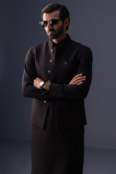 Black Armani Waist Coat Humayun Alamgir S Waist Coat