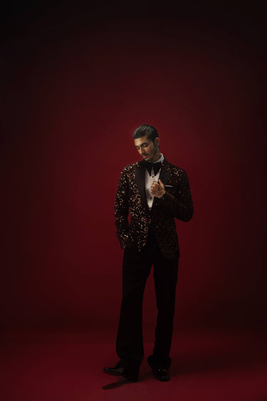 AUREN – THE ROYAL PURPLE TUXEDO Humayunalamgir