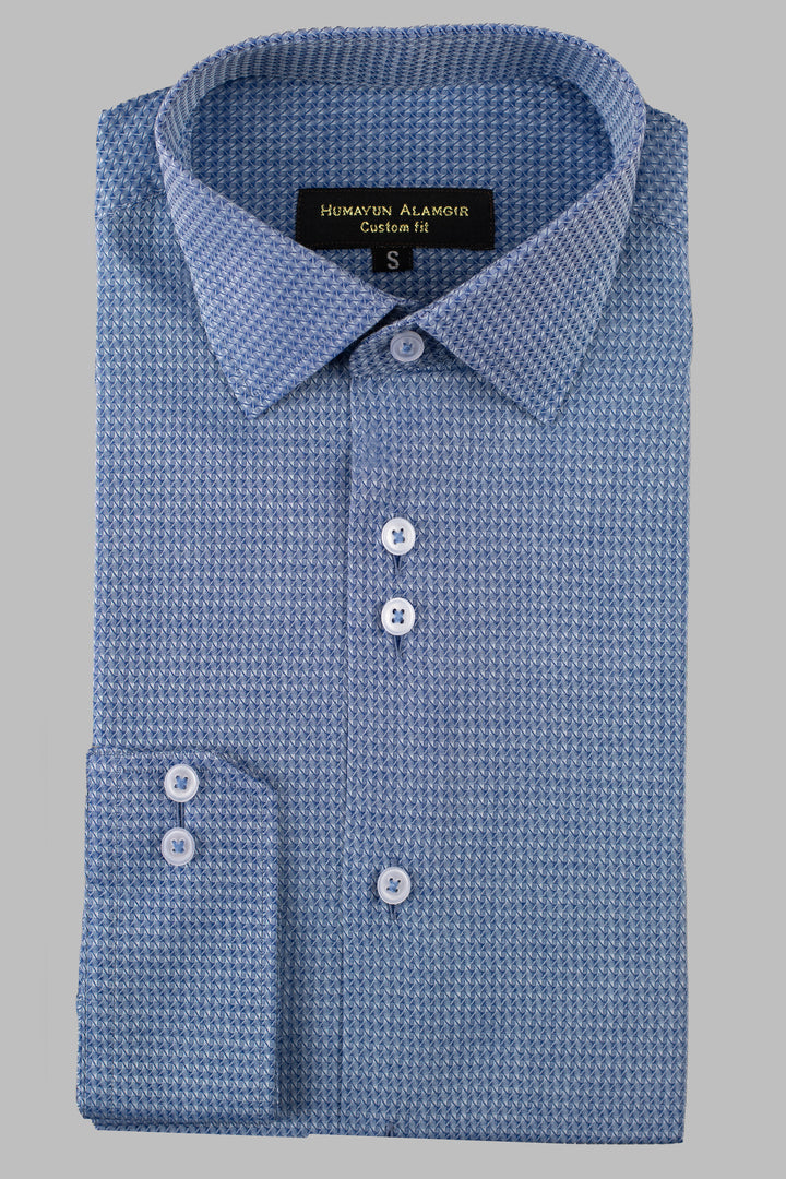 Sky Blue Shirt Semi Formal humyaunalamgir S