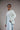 Ice Blue Embossed Prince Coat