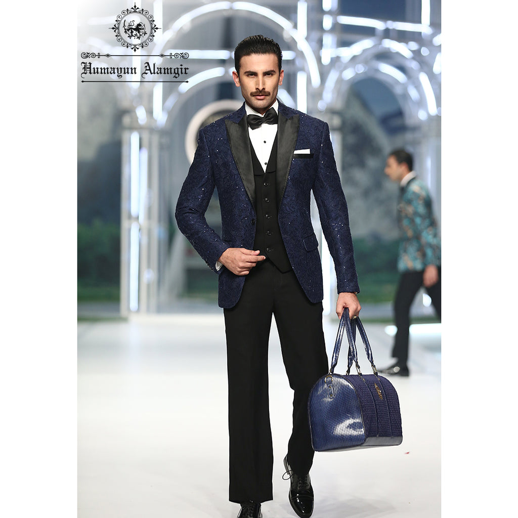 COW LEATHER WITH LINED PRINT Bag humyaunalamgir