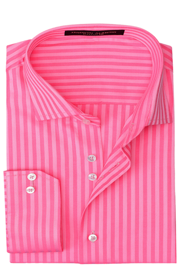 Pink Stripped Shirt Semi Formal humyaunalamgir S