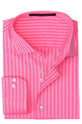 Pink Stripped Shirt Semi Formal humyaunalamgir S