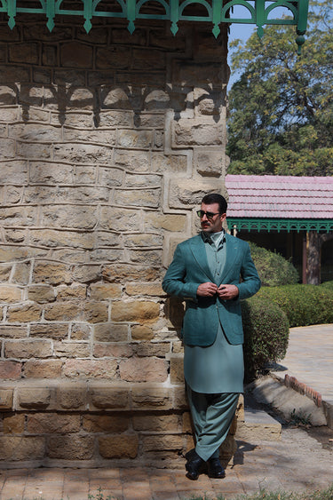 MINT GREEN BOSKY SHALWAR KAMEEZ Humayunalamgir