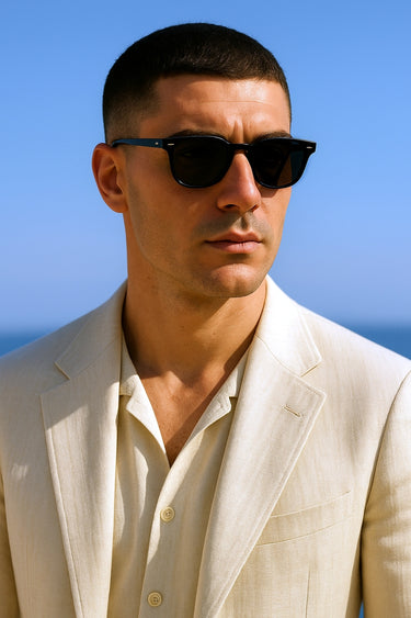 IVORY LINEN SUIT Suits Humayun Alamgir