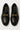BLACK CHUNKY LEATHER LOAFERS WITH GOLDEN BUCKLE Shoes Humayun Alamgir